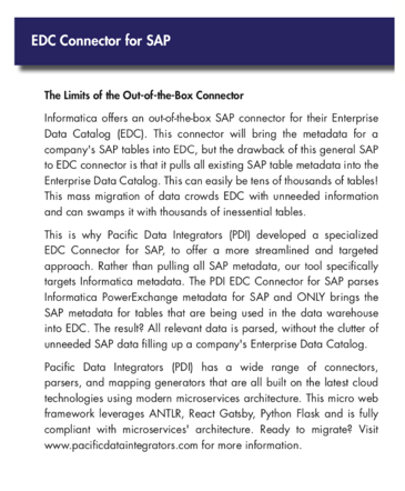 EDC Connector for SAP