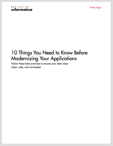 10 Things You Need to Know Before Modernizing Your Applications | Whitepaper